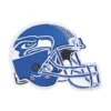 Seattle Seahawks Helmet Logo Blue Embroidery Patch