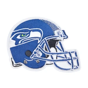 Seattle Seahawks Helmet Logo Blue Embroidery Patch