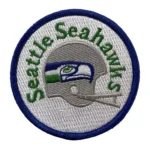 Seattle Seahawks New Team Logo Navy/Gray Embroidery Patch