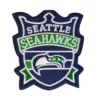 Seattle Seahawks Team Logo Navy/Green Embroidery Patch
