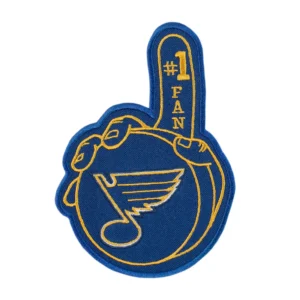 St. Louis Blues Hand Logo Embroidery Patch
