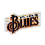 St. Louis Blues Retro Music Notes Logo Embroidery Patch