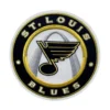 St. Louis Blues Round Logo Black Embroidery Patch