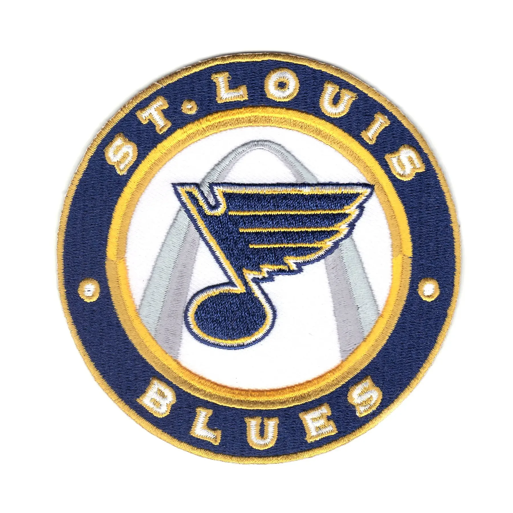 St. Louis Blues Round Logo Embroidery Patch