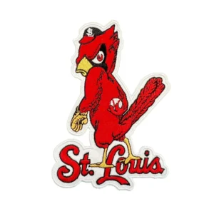 St. Louis Cardinals Vintage Bird Logo Red Embroidery Patch