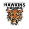 Stranger Things Hawkins High School Tiger Logo Orange/White Embroidery Patch