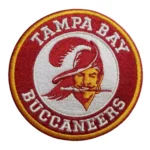 Tampa Bay Buccaneers Round Logo Embroidery Patch
