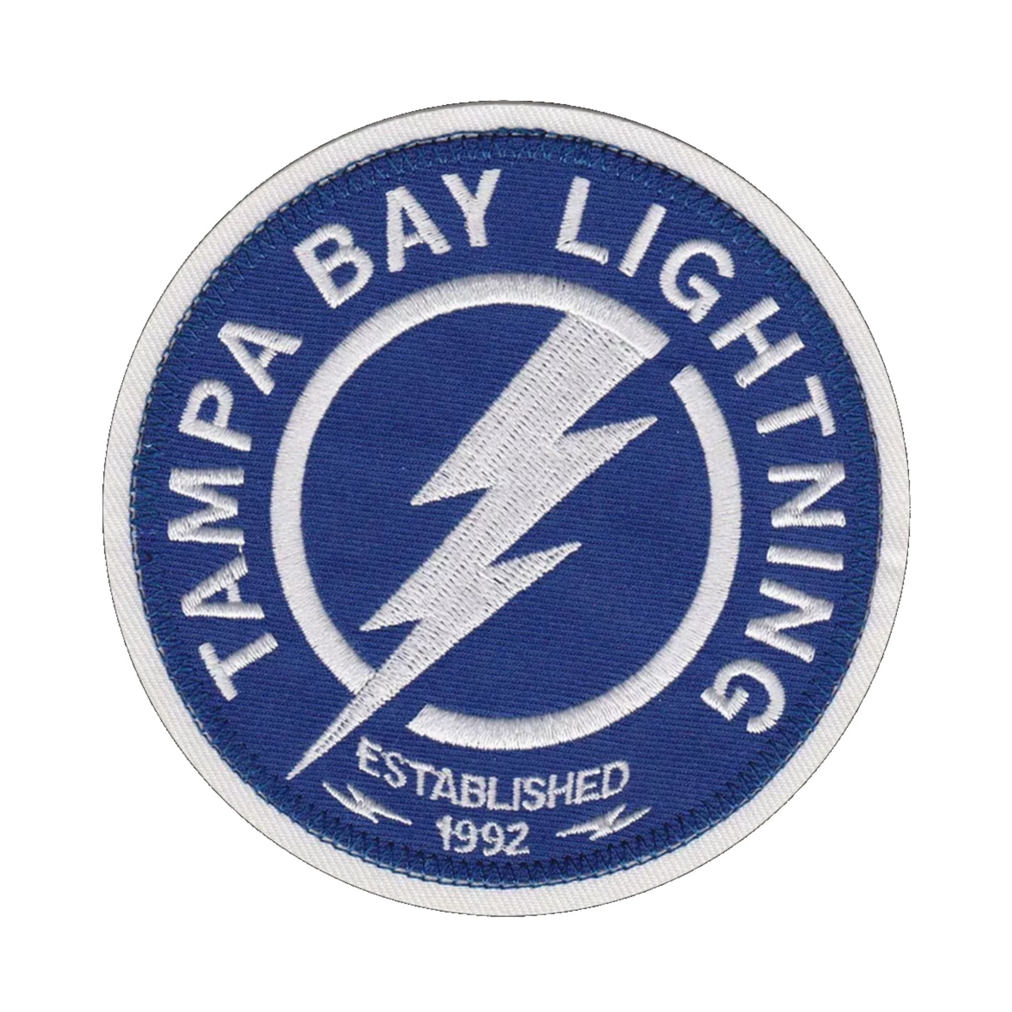 Tampa Bay Lightning 1992 Team Logo Blue Embroidery Patch