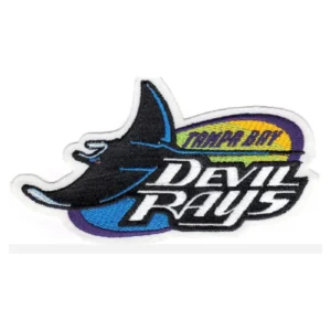 Tampa Bay Rays 1998-2000 Black Embroidery Patch