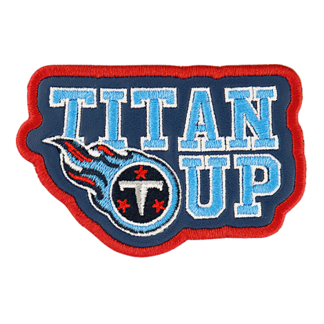 Tennessee Titans Letter Team Logo Blue Embroidery Patch