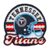 Tennessee Titans Round Team Logo Blue Embroidery Patch