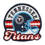 Tennessee Titans Round Team Logo Blue Embroidery Patch