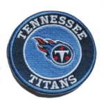 Tennessee Titans Vintage Round Team Logo Blue Embroidery Patch