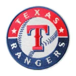 Texas Rangers Primary Team Circle Logo Embroidery Patch
