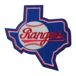Texas Rangers Throwback Primary Team Logo Embroidery Patch