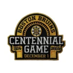 Boston Bruins Centennial Game Patch (1924-2024)