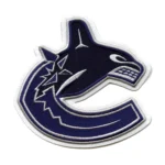 Vancouver Canucks Team Logo Navy Embroidery Patch