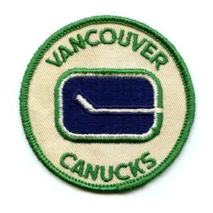 Vancouver Canucks Vintage 1970s Team Embroidery Patch