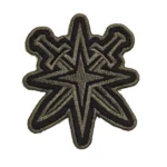Vegas Golden Knights Military Team Logo Brown Embroidery Patch