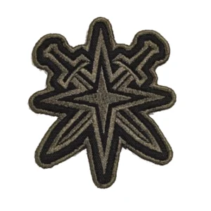 Vegas Golden Knights Military Team Logo Brown Embroidery Patch