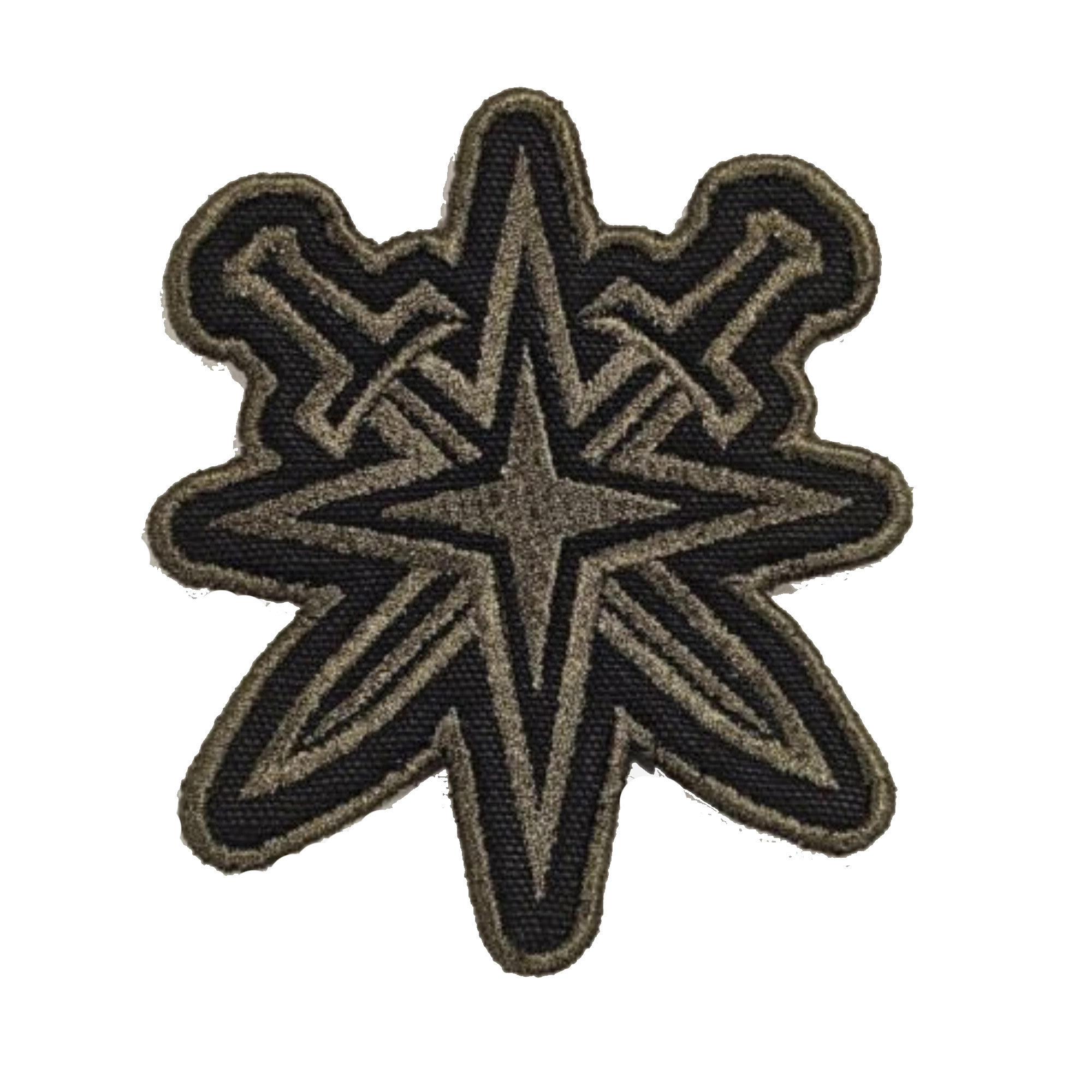 Vegas Golden Knights Military Team Logo Brown Embroidery Patch