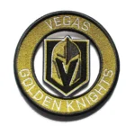 Vegas Golden Knights Round Team Logo Yellow Embroidery Patch