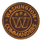 Washington Commanders Round Logo Embroidery Patch