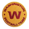 Washington Commanders W Round Logo  Embroidery Patch
