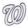 Washington Nationals 2009 Latter "W" White Embroidery Patch