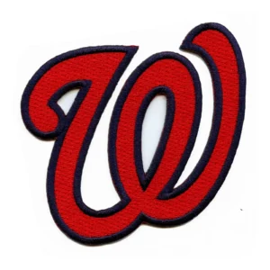 Washington Nationals 'W' Hat Red Embroidery Patch