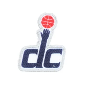 Washington Wizards Pin Set Team Logo Navy/Orange Embroidery Patch