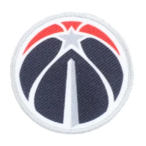 Washington Wizards Pin Set Team Logo Round Red/Whte Embroidery Patch