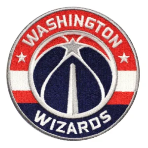 Washington Wizards Team Logo Red/Navy Embroidery Patch