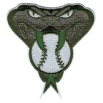 Arizona Diamondbacks Green Snake Head Embroidery Patch