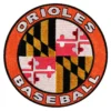 Baltimore Orioles 2009 Orange Embroidery Patch