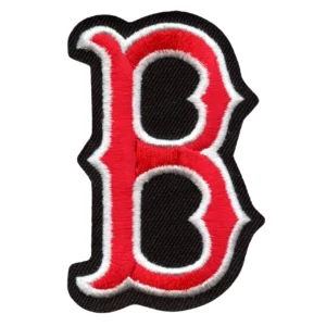 Boston Red Sox Black/Red Embroidery patch
