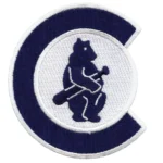 Chicago Cubs Vintage Logo Blue/White Embroidery patch