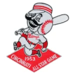 Cincinnati Reds 1953 Game White Embroidery patch