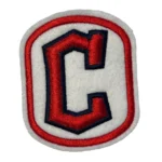 Cleveland Guardians 3D Puffy Cream/Red Embroidery Patch
