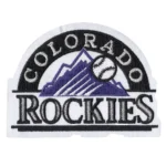 Colorado Rockies Team Sleeve White/Black Embroidery patch