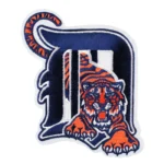 Detroit Tigers Old English Blue Embroidery patch
