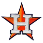 Houston Astros Star Hat 2013 Ornage/White Embroidery Patch