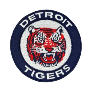 Detroit Tigers Throwback Navy Embroidery Patch
