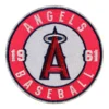 Los Angeles Angels Anaheim Round Red Embroidery Patch