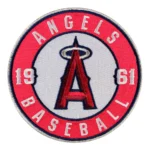 Los Angeles Angels Anaheim Round Red Embroidery Patch