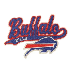 Buffalo Bills Retro Blue Embroidery Patch