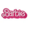 Barbie Letter Logo Pink Embroidery Patch