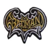 Batman Letter Black Embroidery Patch