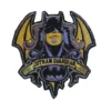 Batman Mascot Logo Blue Embroidery Patch