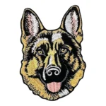 Dogs German Shepherd Puppy Head Logo Embroidery Patch